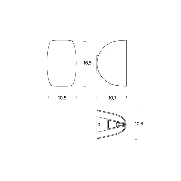 IO Wall Lamp Gray