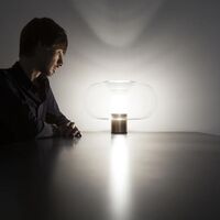 Fontanella Bordlampe Stor Krom/Sort