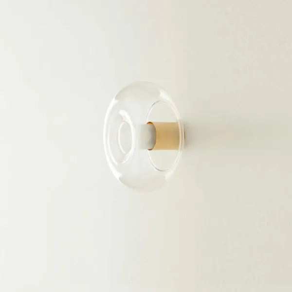 Fontanella Wall Lamp Medium Chrome/ Black