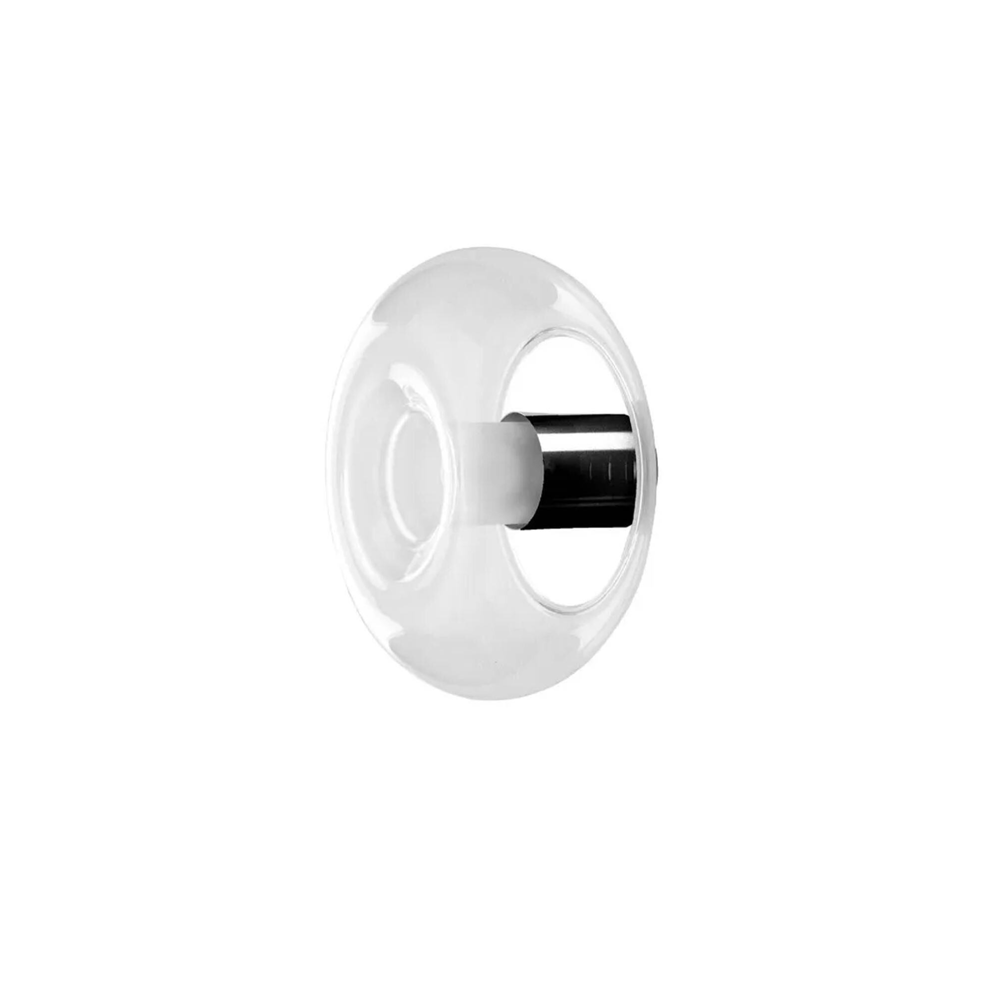 Fontanella V&auml;gglampa Stor Krom/ Svart
