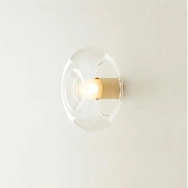 Fontanella Vegglampe Stor Messing