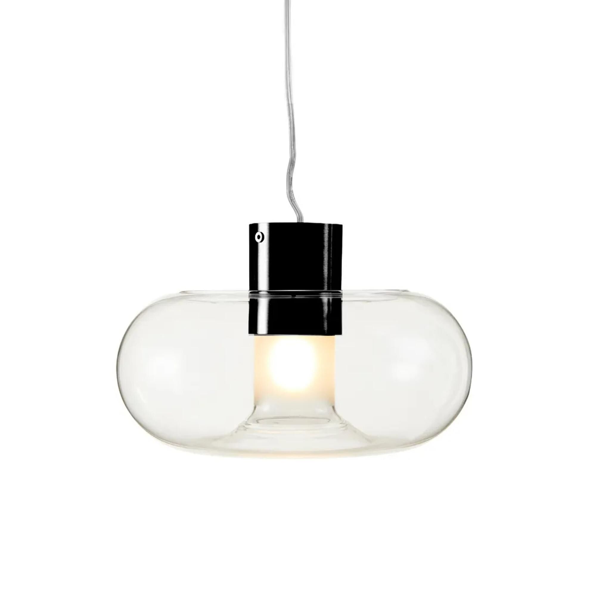Fontanella Taklampa Medium Krom/ Svart