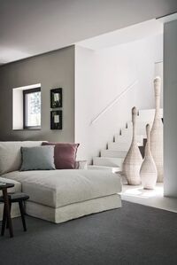 Bolla Stehlampe Klein Rattan