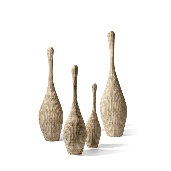 Bolla Vloerlamp Extra Groot Rotan