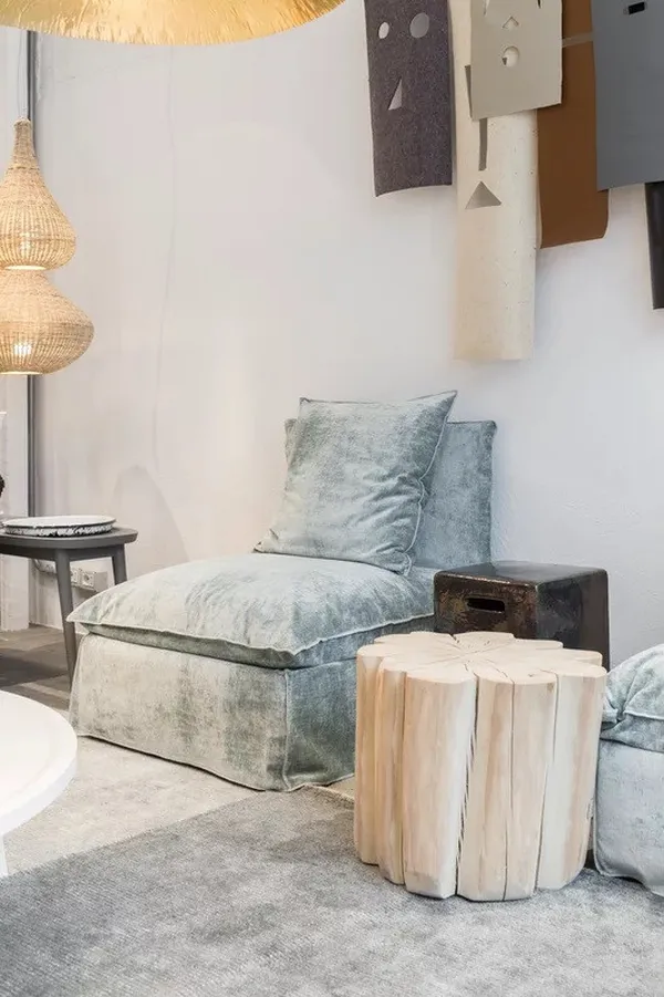 Brick Side Table Large Beech