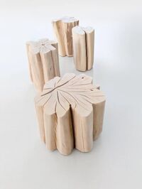 Brick Side Table Small Beech