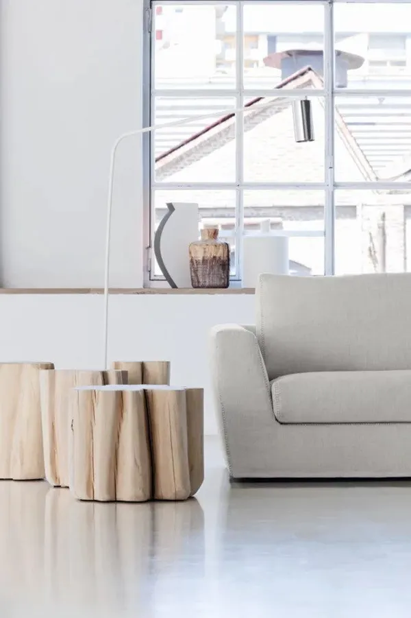 Brick Side Table Extra Small Beech