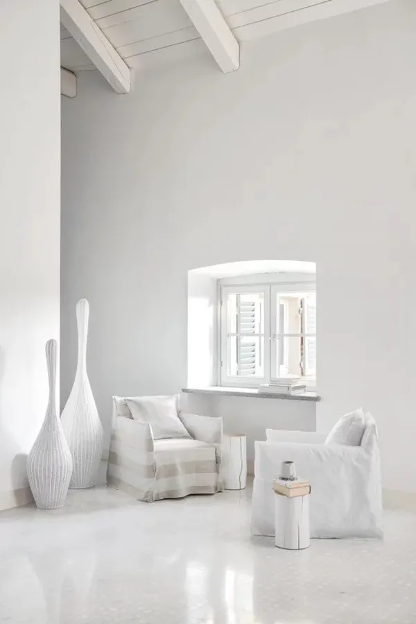 Poltrona Ghost 05 Lino Bianco