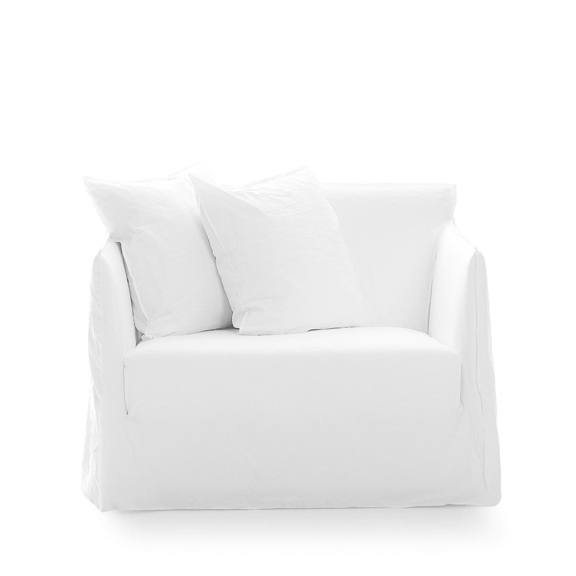 Ghost 09 Loveseat Lnestol Lino Bianco