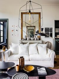 Ghost 13 Sofa Bed Lino Bianco