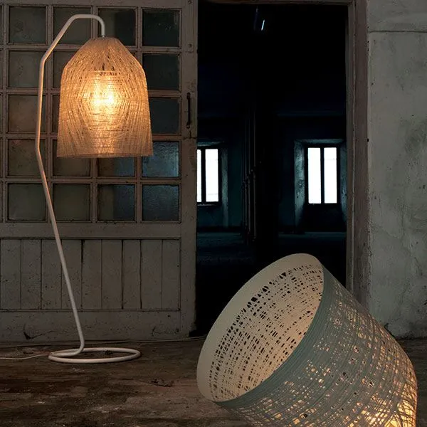 Black Out Vloerlamp Hoog Wit