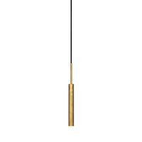 Stave 1 Piece Pendant - Raw Brass