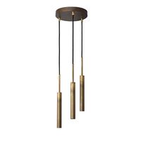 Stave 3 Piece Odd Pendant - Raw Brass