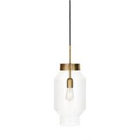 Fenomen Large Pendant - Clear Glass & Brass