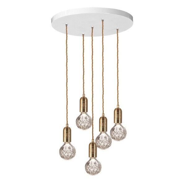 Crystal Bulb Taklampa 5 St Transparent/ M&auml;ssing