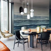 Chamber Light Pendant 5 Pcs Carrara Marble/Crystal