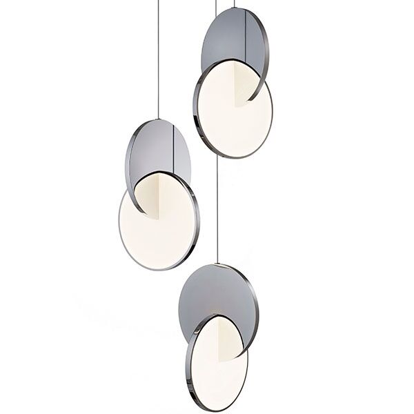 Eclipse Taklampa 3 St Krom