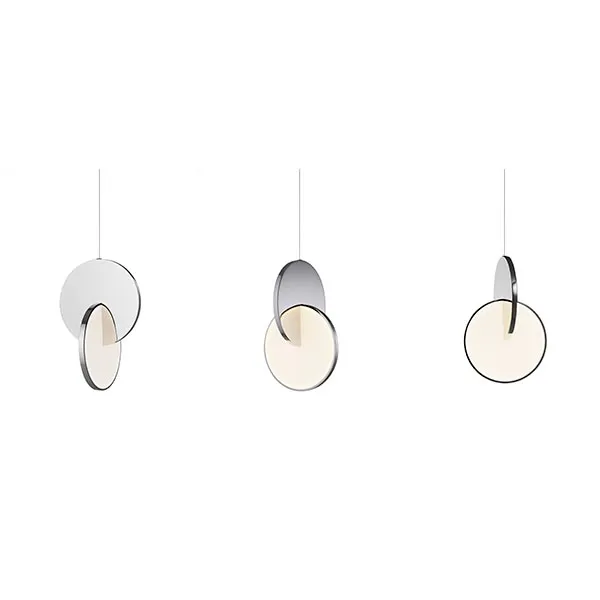 Eclipse Pendant 3 Pcs Chrome
