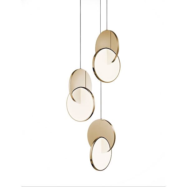 Eclipse Taklampa 3 St Guld