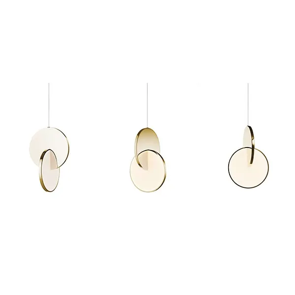 Eclipse Pendant 3 Pcs Gold