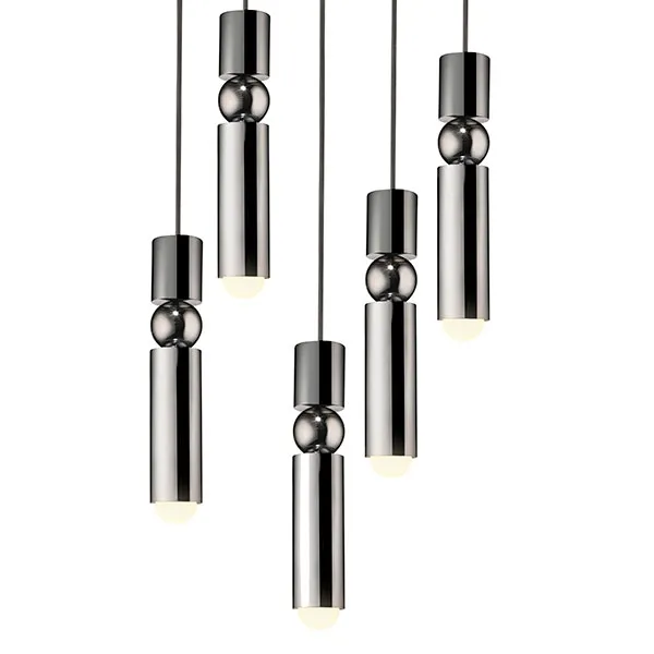 Fulcrum Pendant 5 Pcs Chrome