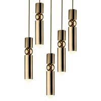 Fulcrum Pendant 5 Pcs Gold