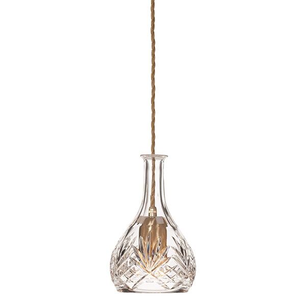 Bell Decanterlight Taklampa Kristall/ M&auml;ssing