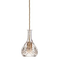 Bell Decanterlight Pendant Crystal/ Brass