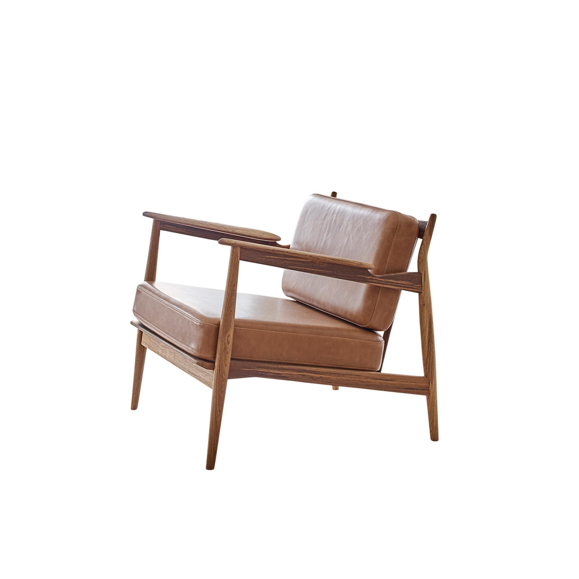 107 Lenestol Oljet Teak/Dunes Cognac 21000