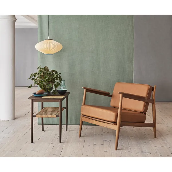 107 Armchair Oiled Teak/Dunes Cognac 21000
