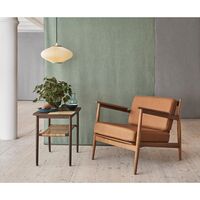 107 Sessel Teak geölt/Dunes Cognac 21000