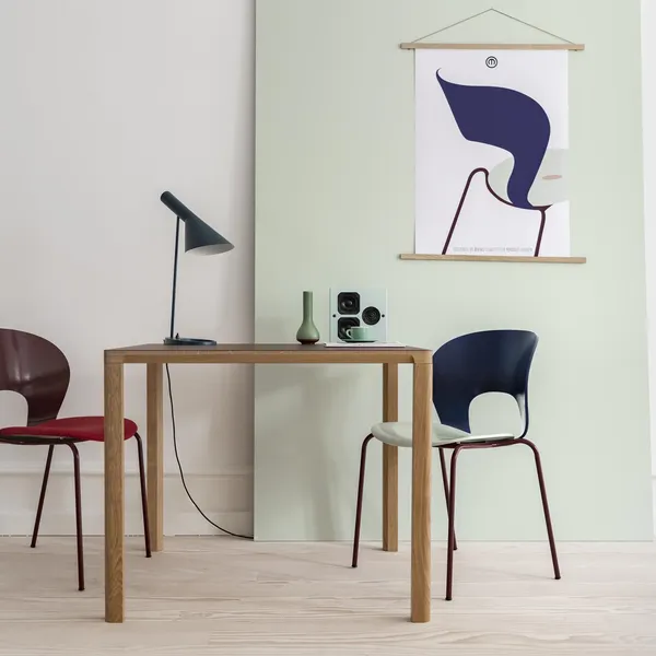 Ø Spisestol Cool Mint/ Sort/ Rød