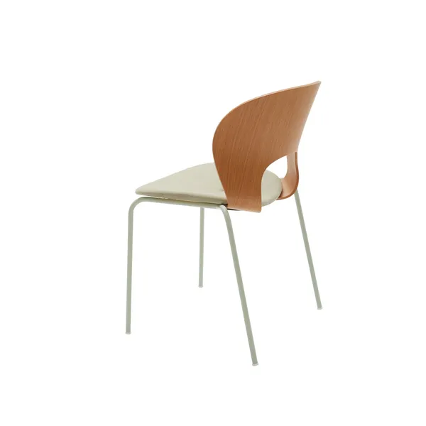 Ø Matbordsstol Klädd Cool Mint/ Lackad Ek/Beige