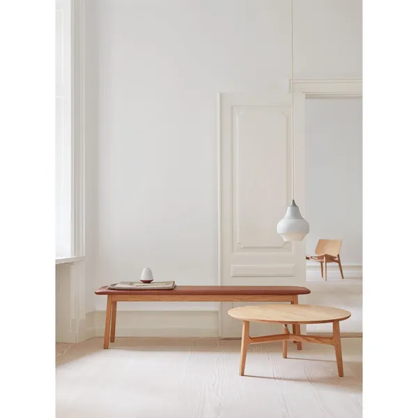 Freya Coffee Table Solid Oiled Oak Ø 85 x H 40 cm