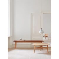 Freya Coffee Table Solid Oiled Oak Ø 85 x H 40 cm