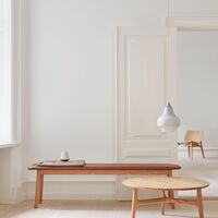 Freya Coffee Table Solid Lacquered Oak/Linoleum Black 4023 Forbo Ø 85 x H 40