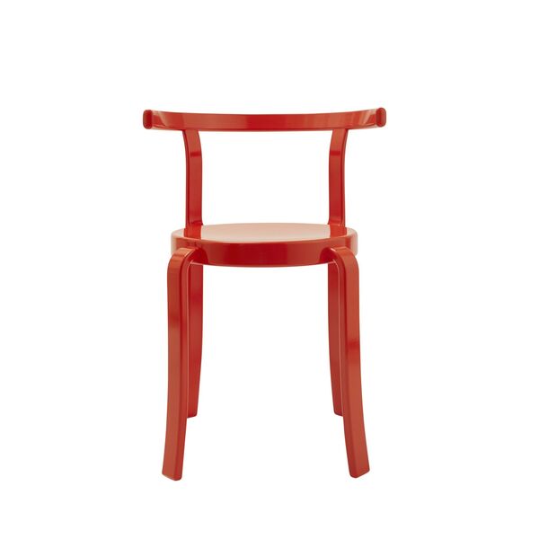 8000 Series Dining Chair Beech/Retro Red