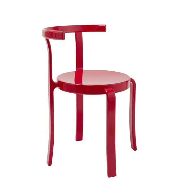 8000 Series Dining Chair Beech/Red