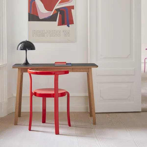 8000 Series Dining Chair Beech/Red