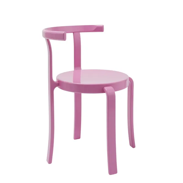 8000 Series Esstisch Stuhl Buche/Retro Rosa