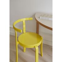 8000 Series Dining Chair Beech/Retro Yellow