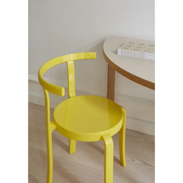 8000 Series Dining Chair Beech/Retro Yellow