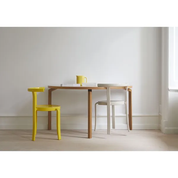 8000 Series Dining Chair Beech/Retro Yellow
