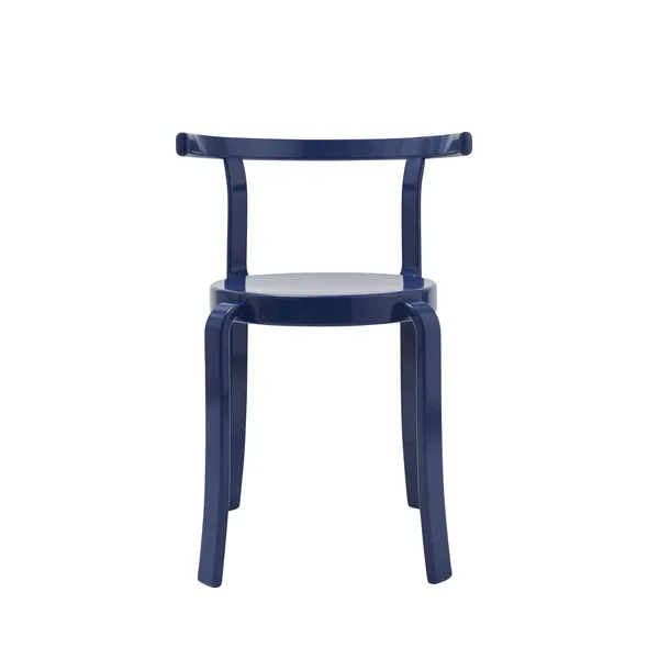 8000 Series Dining Chair Beech/Retro Blue