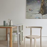 8000 Series Dining Chair Beech/Gray