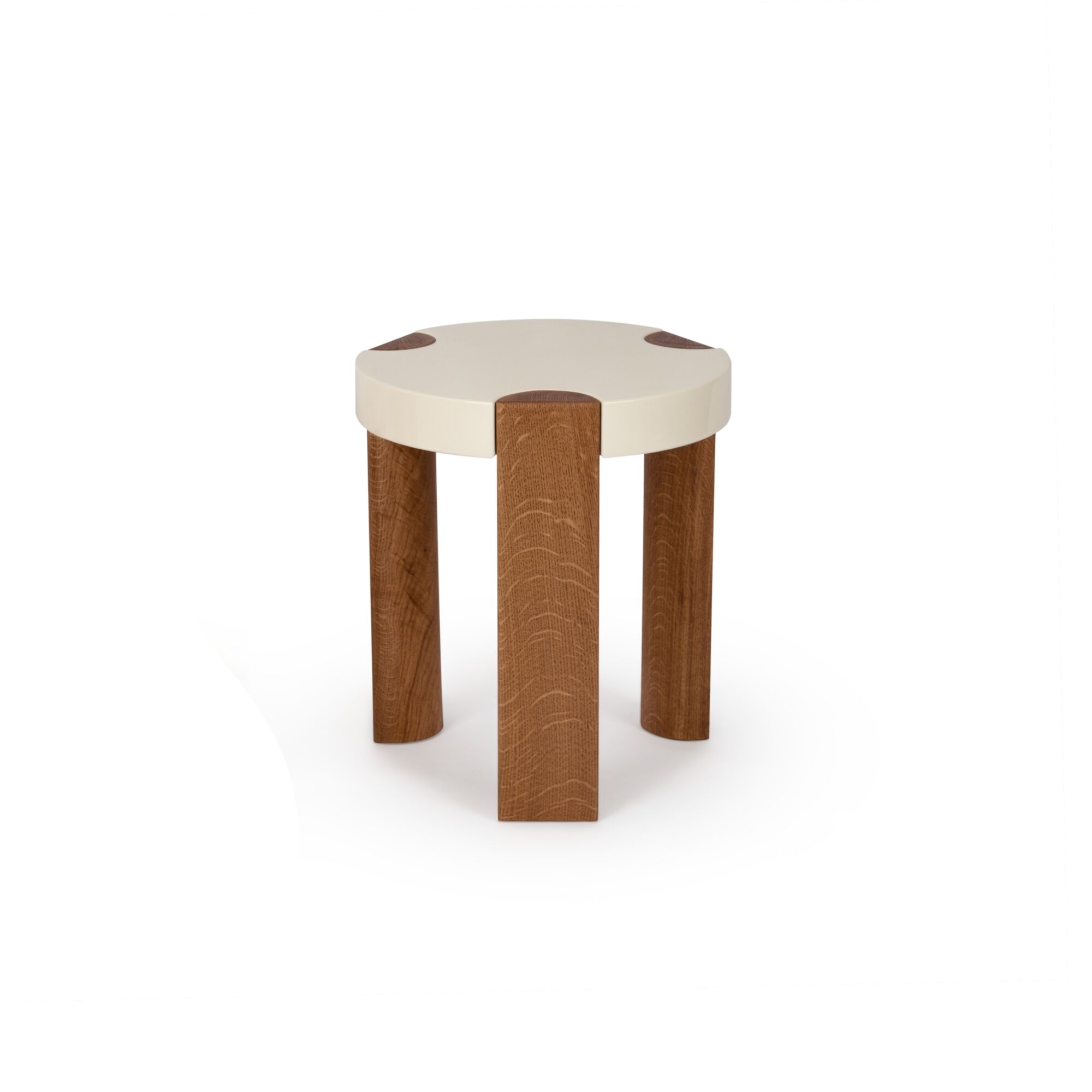 Fer Sidebord 45 Hvid/Eg