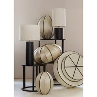 Round L Lampeskærm Classic Kit/sort