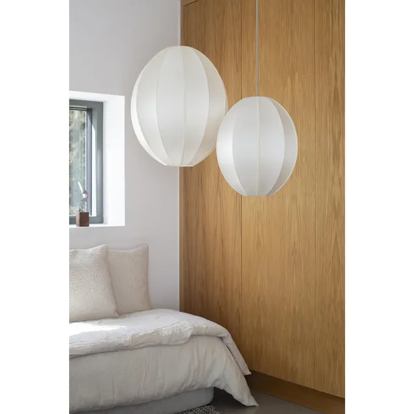 Oval B Lampshade Off-white