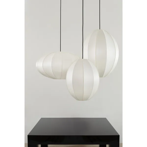 Oval B Lampshade Off-white