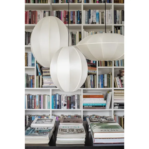 Oval B Lampshade Off-white